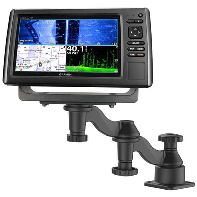 RAM® Horizontal 12" Swing Arm Mount for Fishfinders & Plotters - RAM-109H-1U - OC Mounts