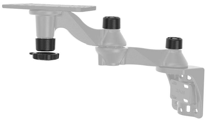 RAM® Pin-Lock™ Security Kit for Double Swing Arms - RAP-S-KNOB-109-1U - OC Mounts