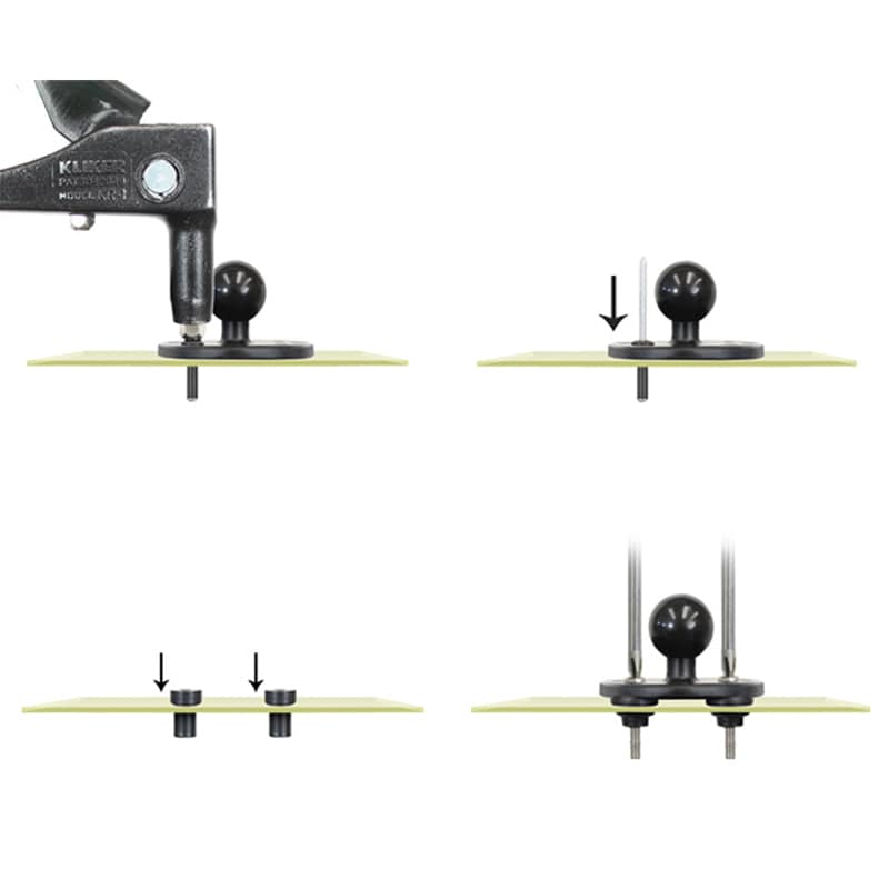 RAM® Mari-Rivet™ Aluminum Pop Rivets - RAM-MARI-RIVET-4U - OC Mounts