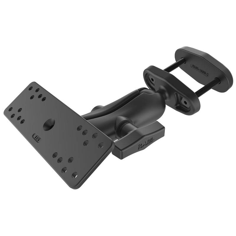 RAM® Universal Marine Electronic Mount for Square Posts up to 2" Wide - RAM-111-247U-2 - OC Mounts