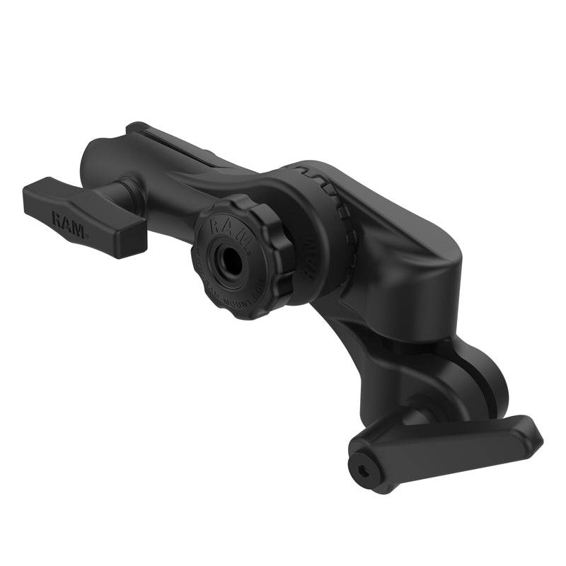 RAM® Ratchet & Swing Arm with 1/2" NPT Hole and Single Socket Arm - RAM-261-ADJU - OC Mounts