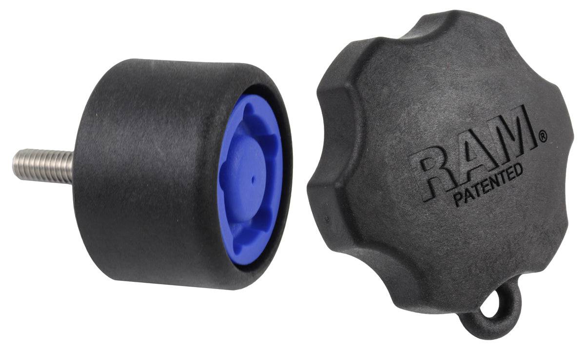 RAM® Pin-Lock™ 5-Pin Security Knob for D & E Size Socket Arms - RAP-S-KNOB7-5U - OC Mounts