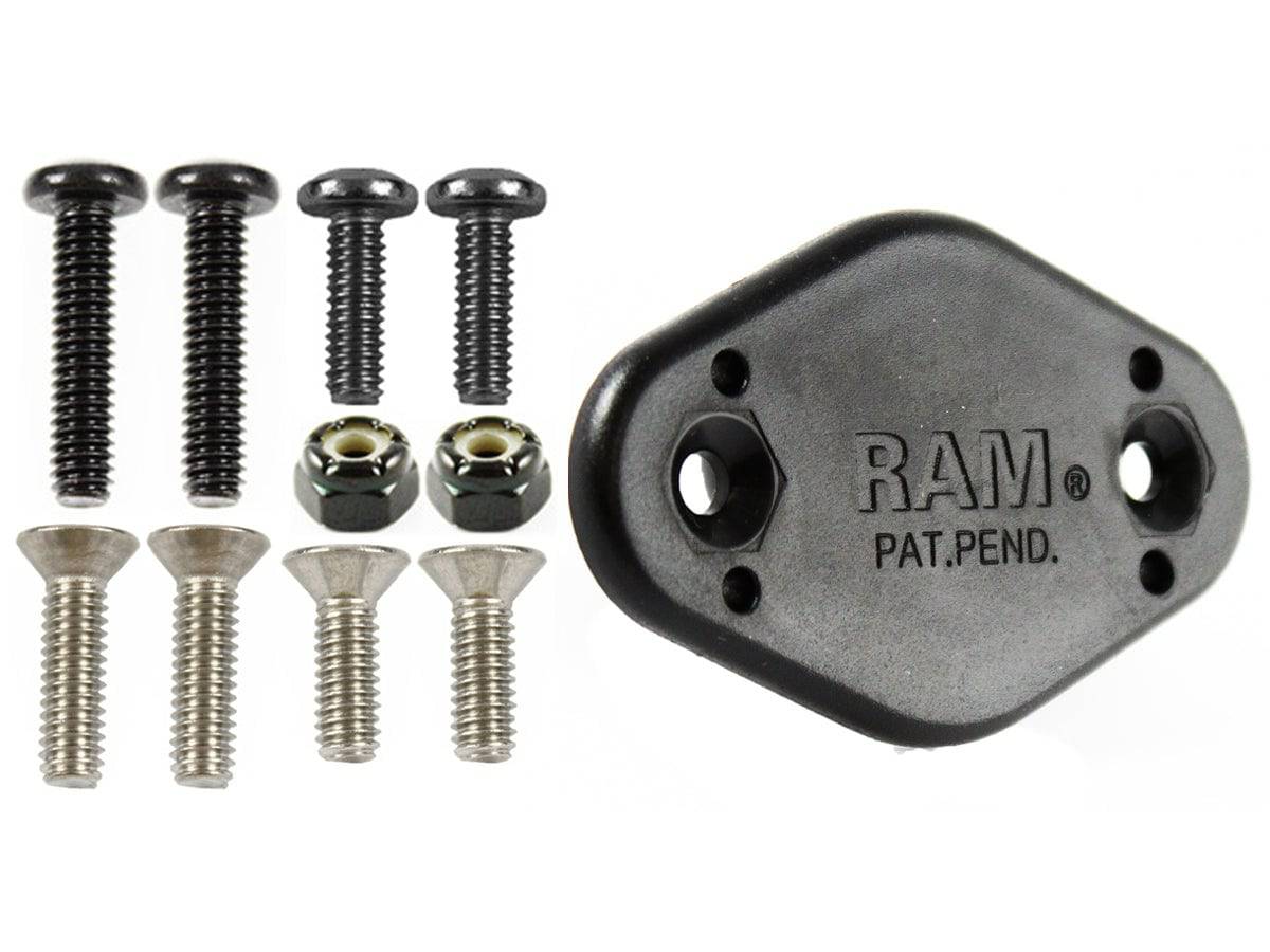RAM® EZY-Mount™ Quick Release Recessed Male Adapter - RAP-326RMU - OC Mounts