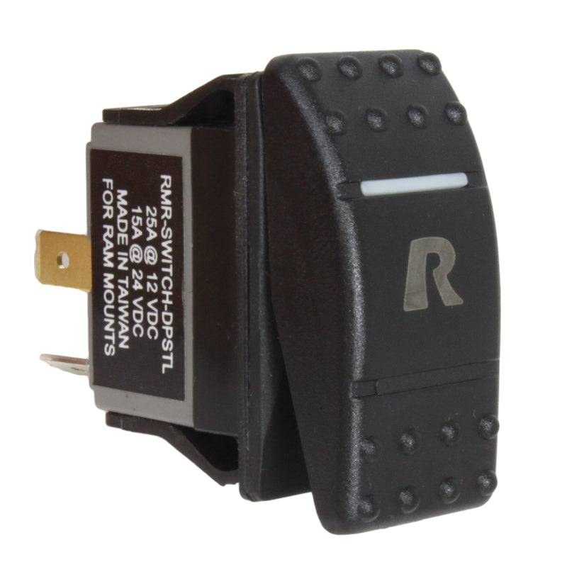 RAM® DPST Rocker Switch with Light - RAM-SWITCH-DPSTL - OC Mounts