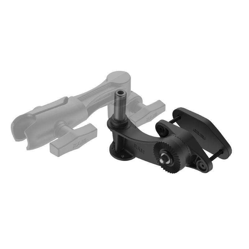 RAM® 4" Square Post Clamp Ratchet Base with 1/2" NPT Post - RAM-247U-4P1 - OC Mounts