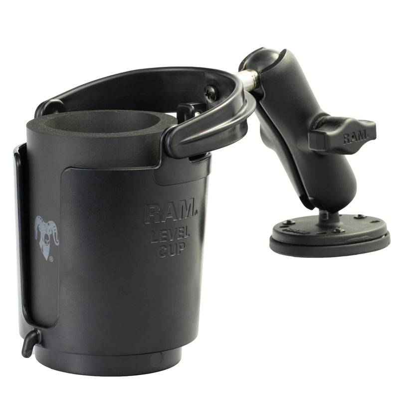 RAM® Level Cup™ 16oz Drink Holder with Magnetic Base - RAM-B-132MU - OC Mounts