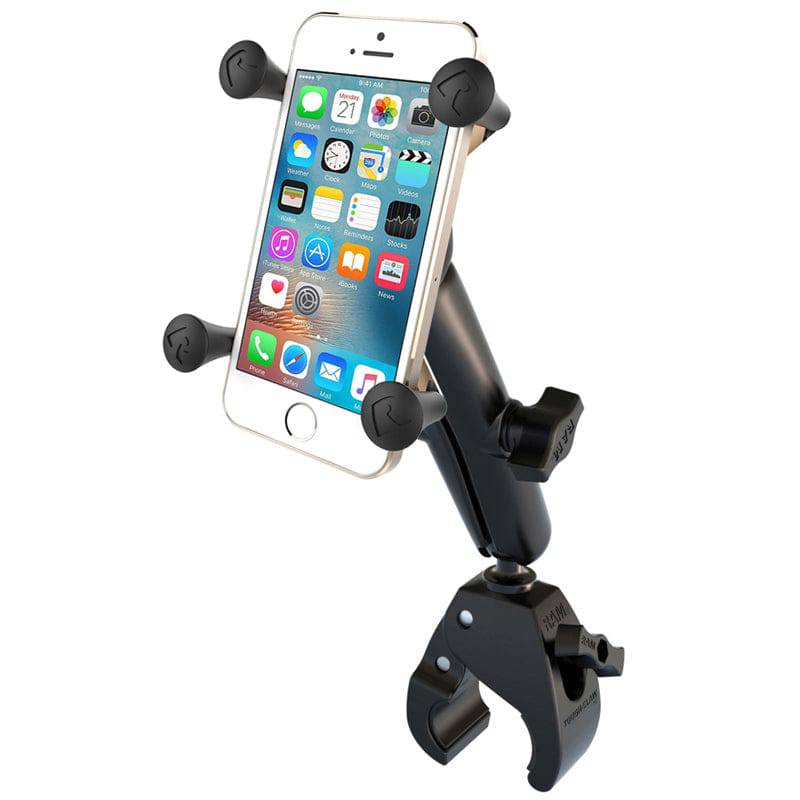 RAM® X-Grip® Phone Mount with RAM® Tough-Claw™ Small Clamp Base - RAM-B-400-C-UN7U - OC Mounts