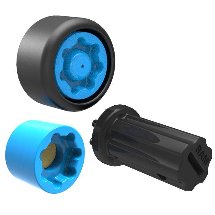 RAM® Pin-Lock™ Security Nut for D & E Size Arms & Gimbal Brackets - RAP-S-NUT5-GU - OC Mounts