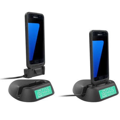 GDS® Desktop Stand for GDS® Snap-Con™ with Integrated USB 2.0 Cable - RAM-GDS-DOCK-AD2U - OC Mounts
