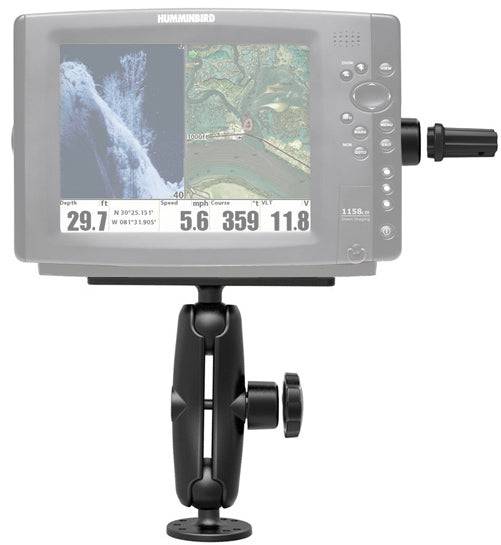 RAM® Pin-Lock™ Universal Marine Electronic Mount with Gimbal Knob - RAM-SG-111U - OC Mounts