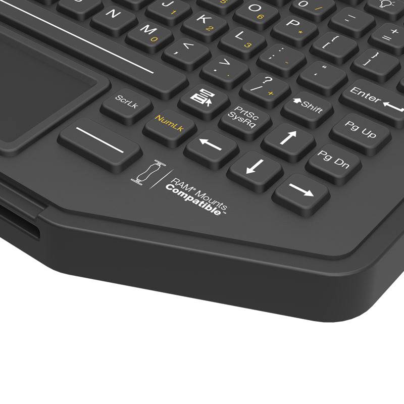 Ram Mount Keyboard GDS® Key™ Rugged Keyboard with Track Pad - RAM-KEY2-USB | OC Mounts