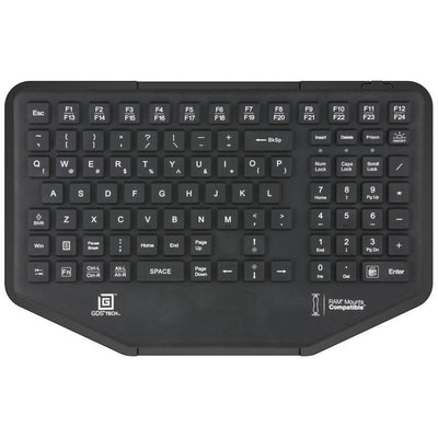 GDS® Key™ Rugged Keyboard with 10-Key Numeric Pad - RAM-KEY4-USB - OC Mounts