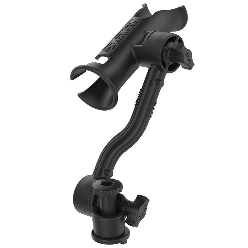 RAM® Tube Jr.™ Rod Holder with Extension Arm and RAM® Track-Node™ Base - RAP-390-PA-411 - OC Mounts