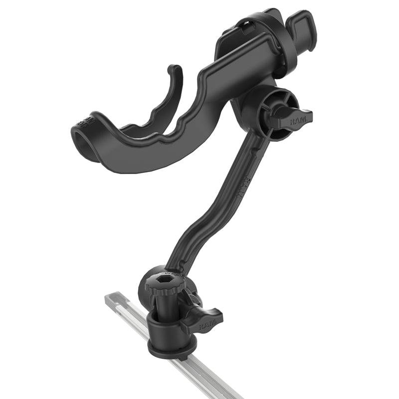 RAM ROD® Rod Holder with Extension Arm and RAM® Track-Node™ Base - RAP-114-PA-411 - OC Mounts