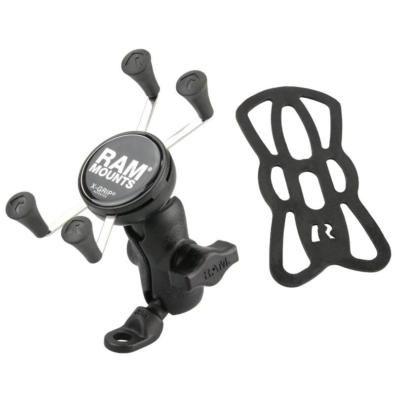 RAM® X-Grip® Phone Mount with 9mm Angled Bolt Head Adapter - RAP-B-272-A-UN7U - OC Mounts