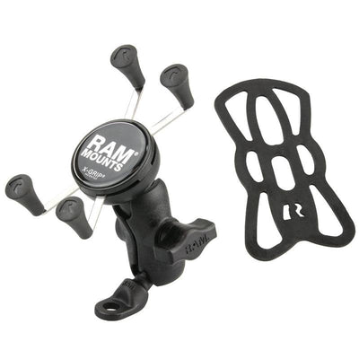 RAM® X-Grip® Phone Mount with 9mm Angled Bolt Head Adapter - RAP-B-272-A-UN7U - OC Mounts