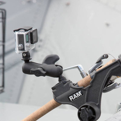 RAM ROD® JR Fishing Rod Holder with RAM® Track-Node™ Base - RAP-434-PA-411 - OC Mounts