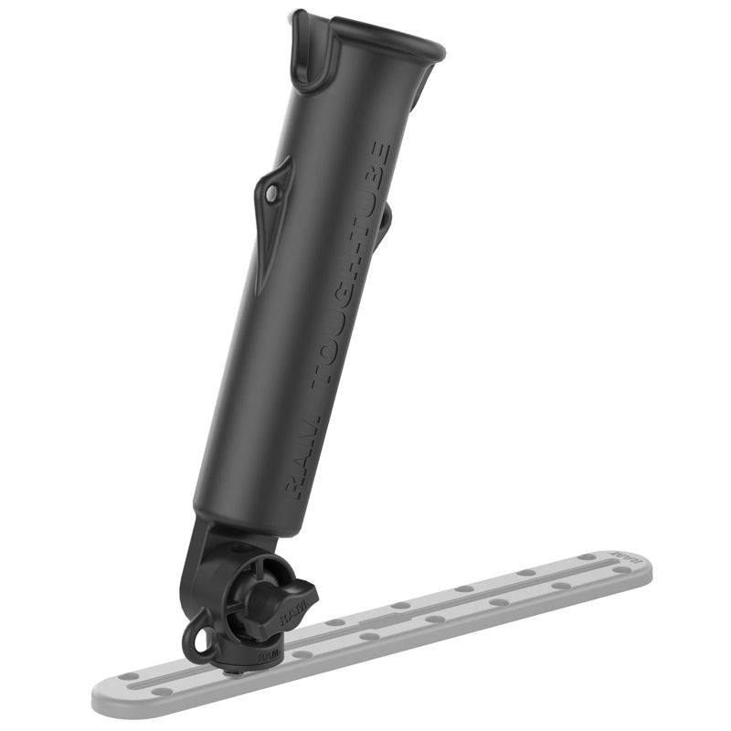 RAM® Tough-Tube™ Rod Holder with Track Base - RAP-394-418 - OC Mounts