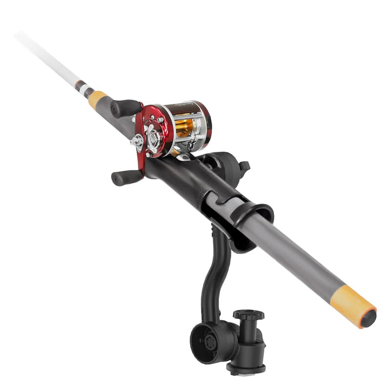 RAM® Tube Jr.™ Rod Holder with Extension Arm and RAM® Track-Node™ Base - RAP-390-PA-411 - OC Mounts