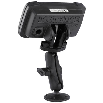RAM® Composite Double Ball Mount for Lowrance Hook² Series - RAP-B-101-LO12 - OC Mounts