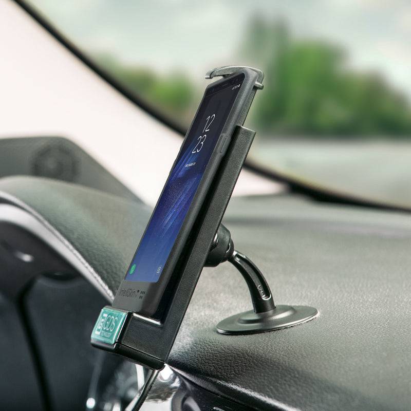 GDS® Powered Phone Dock with RAM® Lil Buddy™ Adhesive Dash Mount - RAP-SB-180-GDS-DOCK-V1U - OC Mounts