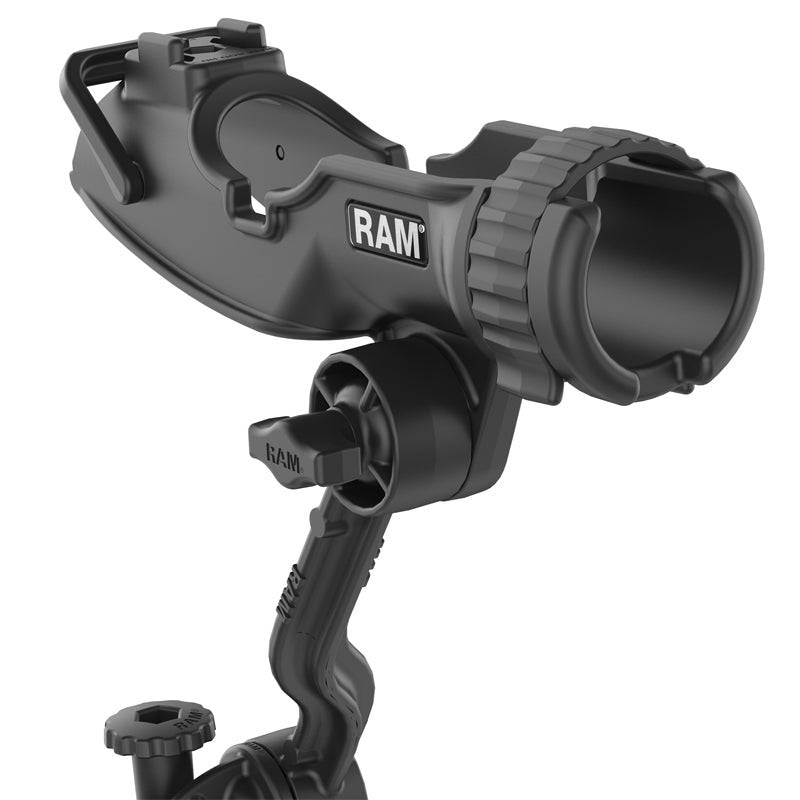 RAM ROD® HD Fishing Rod Holder with RAM® Track-Node™ Base - RAP-433-PA-411 - OC Mounts