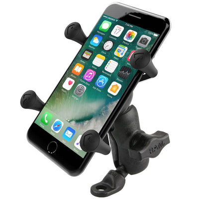 RAM® X-Grip® Phone Mount with 9mm Angled Bolt Head Adapter - RAP-B-272-A-UN7U - OC Mounts