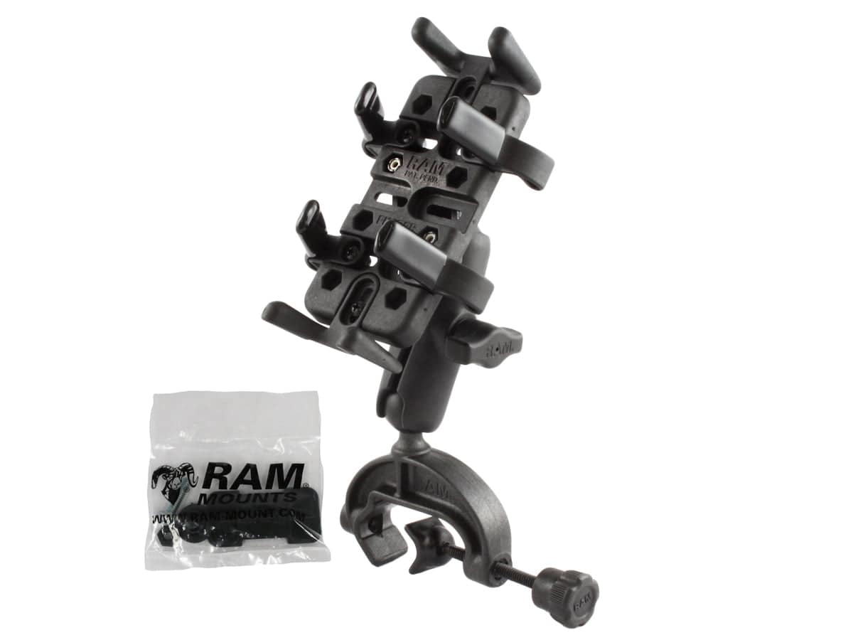 RAM® Finger-Grip™ Universal Holder with Composite Yoke Clamp Base - RAP-B-121-UN4U - OC Mounts