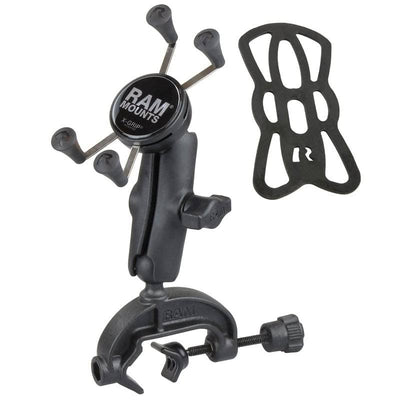 RAM® X-Grip® Phone Mount with Composite Yoke Clamp Base - RAP-B-121-UN7U - OC Mounts