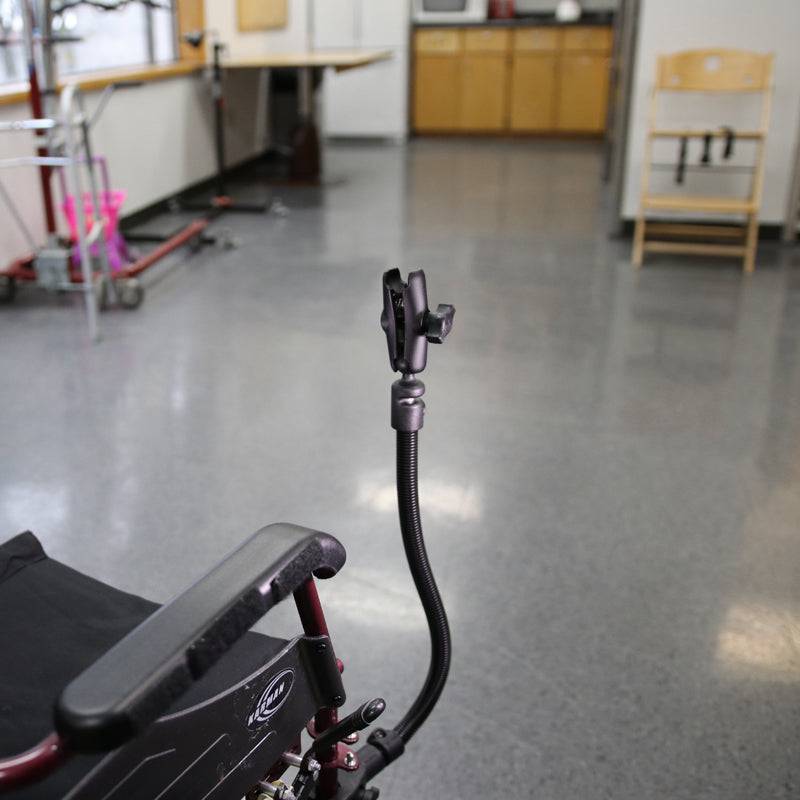 RAM® Tough-Claw® with RAM® Flex-Rod™ 26" Extension Arm for Wheelchairs - RAP-400-18-B-201 - OC Mounts