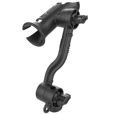 RAM® Tube Jr.™ Rod Holder with Extension Arm and Track Base - RAP-390-PA-418 - OC Mounts