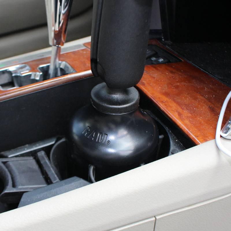 RAM® Stubby™ Cup Holder Mount with Double Socket Arm - RAP-B-299-4-201U - OC Mounts