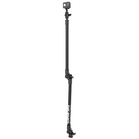 RAM® Tough-Pole™ Camera Mount with Double Pipe & RAM® Track-Node™ Base - RAP-411-18-18-A-GOP1-1 - OC Mounts