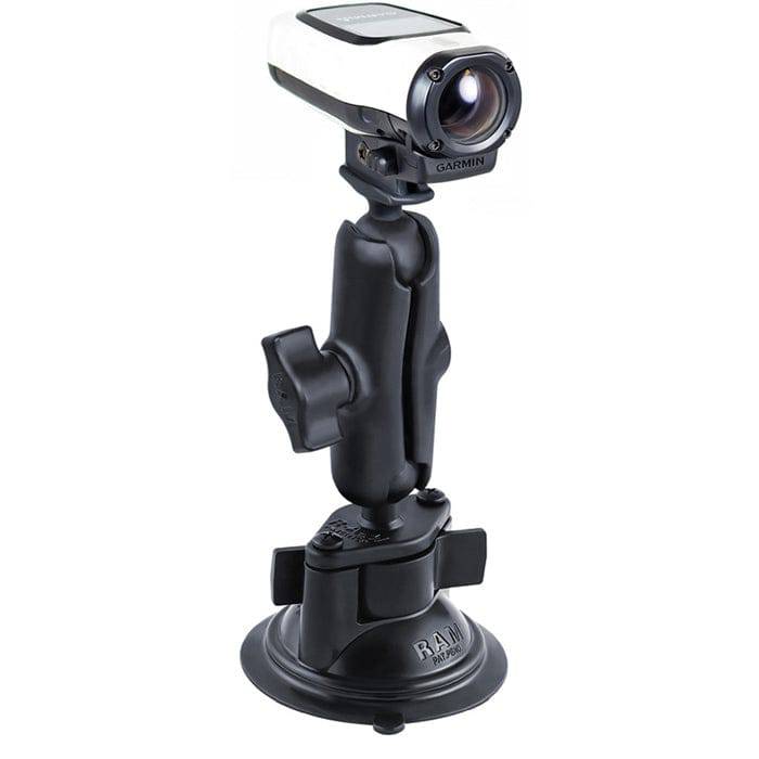 RAM® Twist-Lock™ Suction Cup Mount with Garmin VIRB™ Camera Adapter - RAM-B-166-GA63U - OC Mounts