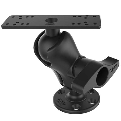 RAM® Marine Electronics Mount with RAM® Hi-Torq™ Wrench - RAM-D-115-C-KNOB9H - OC Mounts