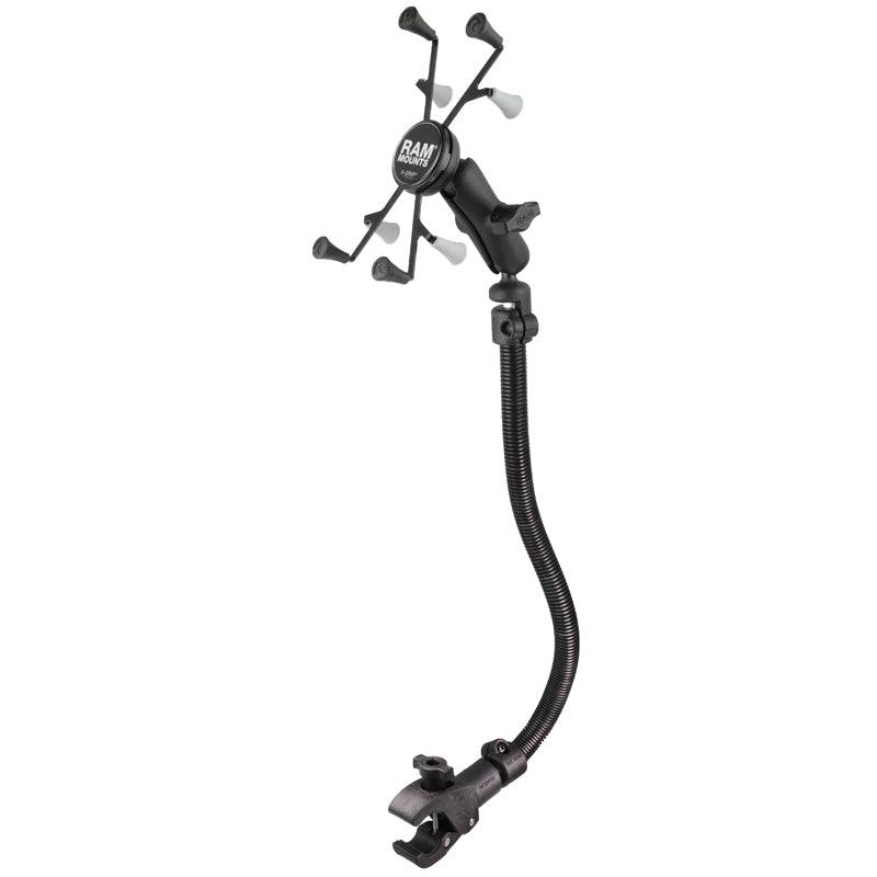 RAM® X-Grip® Wheelchair Leg Rail Mount for 7"-8" Tablets - RAP-400-18-B-UN8 - OC Mounts