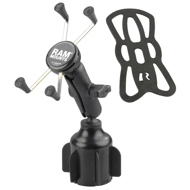 RAM® X-Grip® Large Phone Mount with RAM® Stubby™ Cup Holder Base - RAP-B-299-4-UN10U - OC Mounts