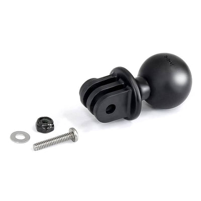 RAM® Handlebar U-Bolt Double Ball Mount with Action Camera Adapter - RAM-B-149Z-A-GOP1U - OC Mounts