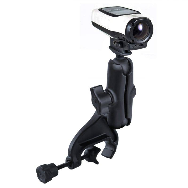 RAM® Double Ball Yoke Clamp Mount with Garmin VIRB™ Camera Adapter - RAM-B-121-GA63U - OC Mounts