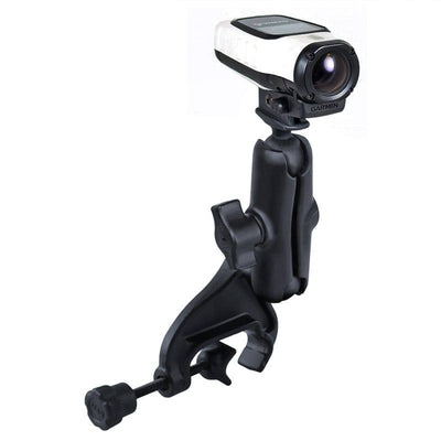 RAM® Double Ball Yoke Clamp Mount with Garmin VIRB™ Camera Adapter - RAM-B-121-GA63U - OC Mounts