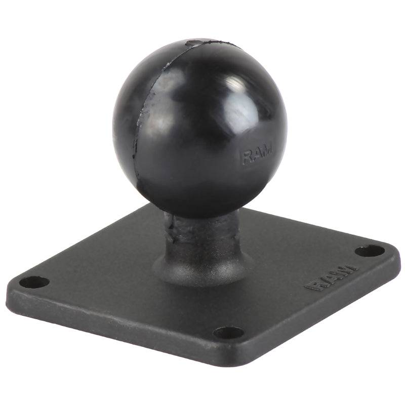 RAM BASE 2.5" X 2.5" W/ 1 1/2" BALL - RAM-202U-2525 - OC Mounts