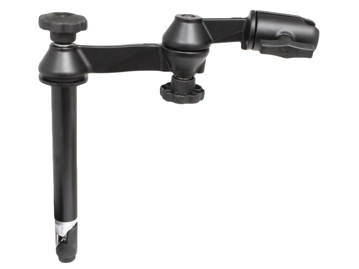RAM® 8" Upper Pole with Double Swing Arms - RAM-VP-SW1-8NB - OC Mounts