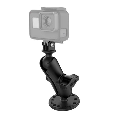 RAM® Drill-Down Mount with Universal Action Camera Adapter - RAM-B-138-GOP1U - OC Mounts