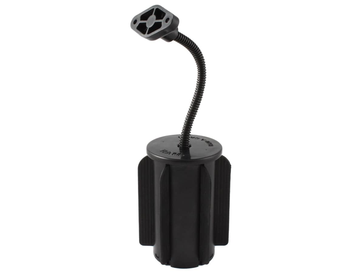 RAM-A-CAN™ II Cup Holder Mount with RAM® Flex-Arm™ and Diamond Plate - RAP-299-2U - OC Mounts