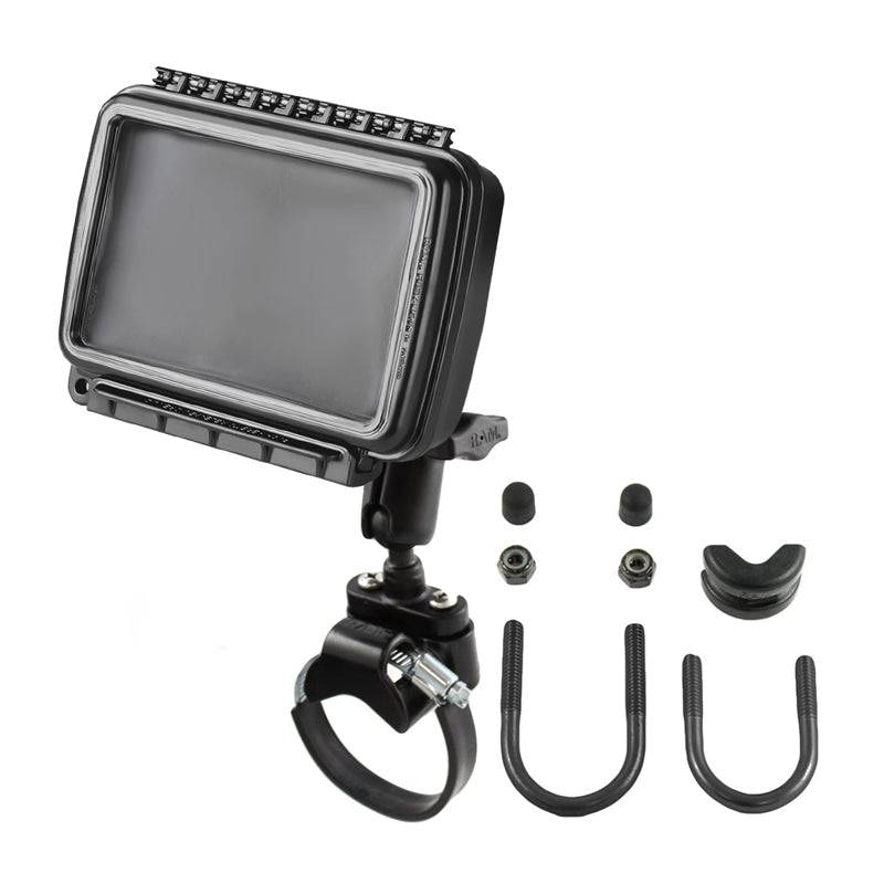RAM® Aqua Box® ATV/UTV Rail Mount for Medium-Wide Devices - RAM-B-149Z-2-AQ6 - OC Mounts
