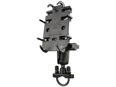RAM® Quick-Grip™ Phone Mount with Handlebar U-Bolt Base - RAM-B-149Z-PD3U - OC Mounts