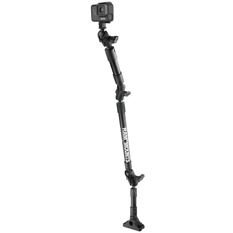 RAM® Tough-Pole™ 38" Camera Mount with Bulkhead Base - RAP-114BD-4-12-4-A-GOP1 - OC Mounts