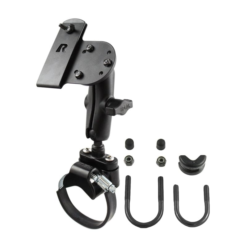 RAM® ATV/UTV Double Ball Rail Mount with Gun Holster Clip - RAM-B-149Z-2-GUN1U - OC Mounts