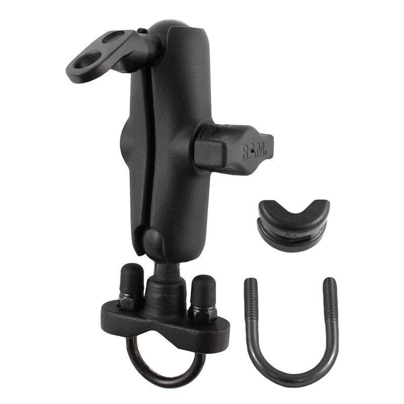 RAM® Handlebar U-Bolt Double Ball Mount with 9mm Hole - RAM-B-149Z-272U - OC Mounts