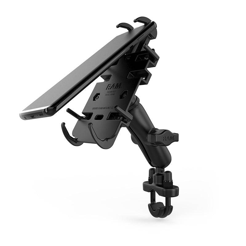 RAM® Quick-Grip™ Phone Mount with Handlebar U-Bolt Base - RAM-B-149Z-PD3U - OC Mounts